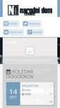 Mobile Screenshot of narodnidommezica.si